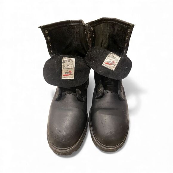 Redwing 4473 Rare Logger Firefighter Black Work Boots Size 11 - Picture 3 of 7